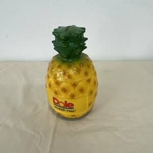 ビンテージ　DOLE　貯金箱　果物　パイナップル　プラスチック　インテリア　雑貨　230217