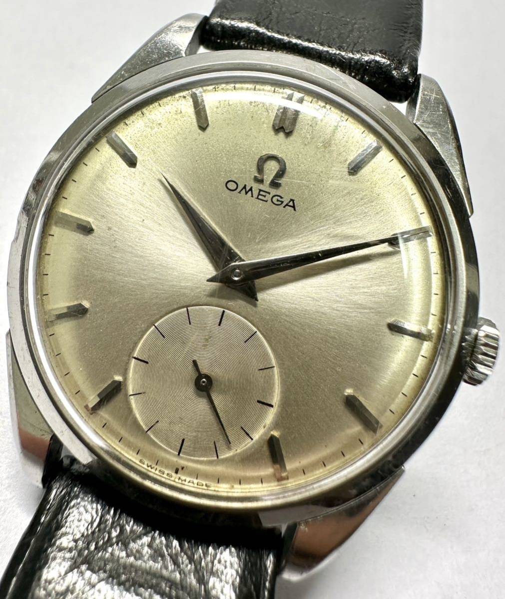 無地・新色登場! 【18K】OMEGA オメガ スモールセコンド アンティーク
