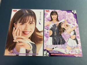 2023 BBM NATSUMI レギュラー シークレット版 カード 2枚 女子プロレス