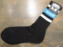 X-LARGE エクストララージ XLARGE CONTRAST STRIPE SOCKS ソックス ブラック 日本製 最新作 送料140円～　値下げしました！_画像1