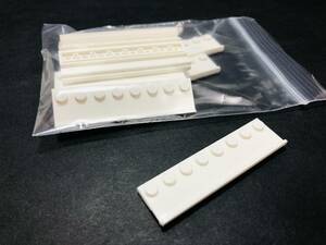 【新品未使用】レゴ　LEGO　プレート　ドアレール　2x8 ホワイト　白　10枚　２×８