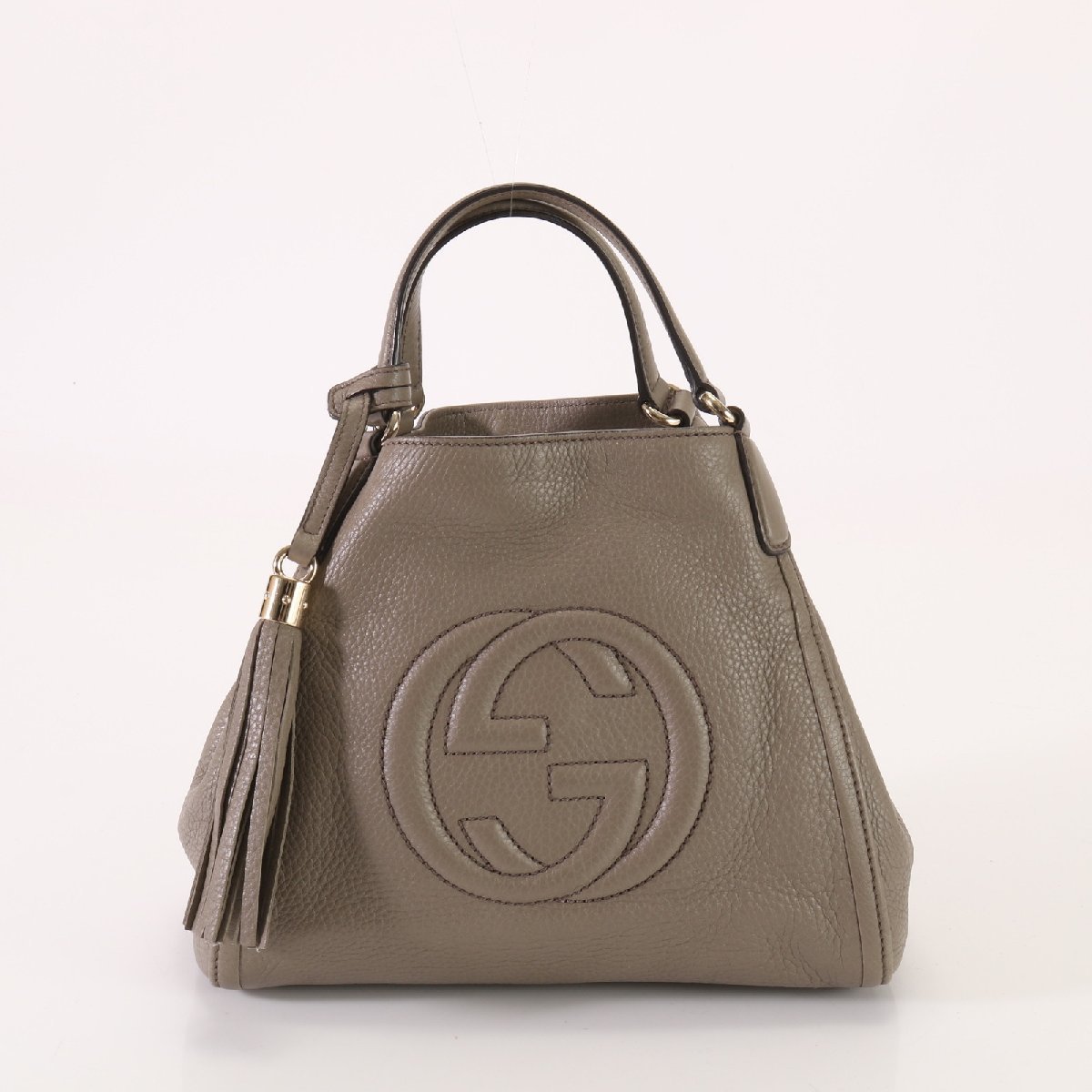 GUCCI レザーハンドバッグの値段と価格推移は?|2,109件の売買情報を ...