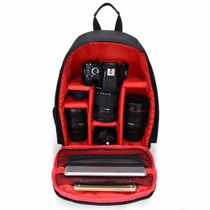 Рюкзак большой емкости Сумка для фотоаппарата Рюкзак Водонепроницаемый чехол для хранения Сумка для хранения цифровой камеры Canon Nikon SLR Camera Ultralight