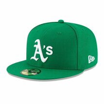 新品 NEWERA ニューエラ 59FIFTY 5950 Athletics アスレチックス ゲームキャップ オンフィールド On-Field 吸汗速乾 #13554986 714 7 1/4_画像1