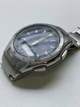 4118　480円～ 中古品　CASIO/カシオ　wave ceptor　ウェーブセプター　MULTI BAND6　マルチバンド　デジアナ　電波ソーラー　腕時計　中古_画像4