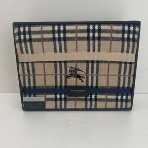 【送料無料】新品未使用/正規品/Burberry/バーバリー/タオルケット/140cm×190cm/西川産業株式会社/日本製/綿100% (0160y）