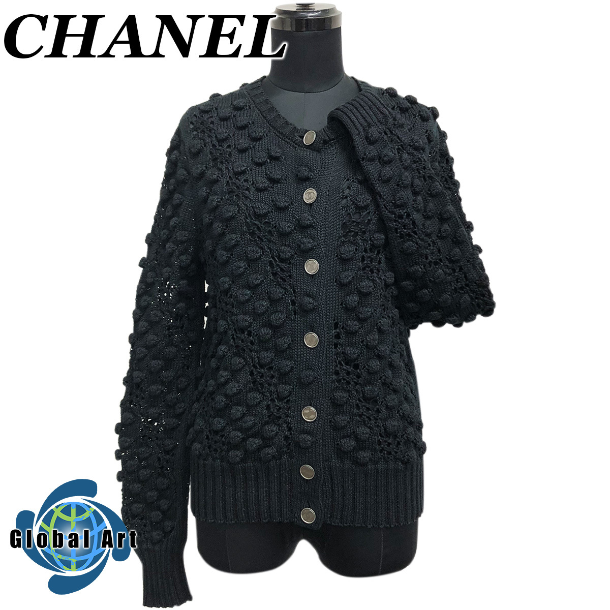 日本製好評 CHANEL - CHANEL シャネル カーディガン サイズS 新品未