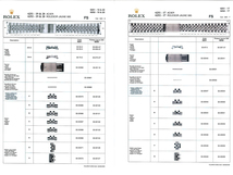 ロレックス ROLEX ブレスレット パーツカタログ R8 完全版2006 + R8 2009新型ブレス追加分 USBメモリ収録_画像3