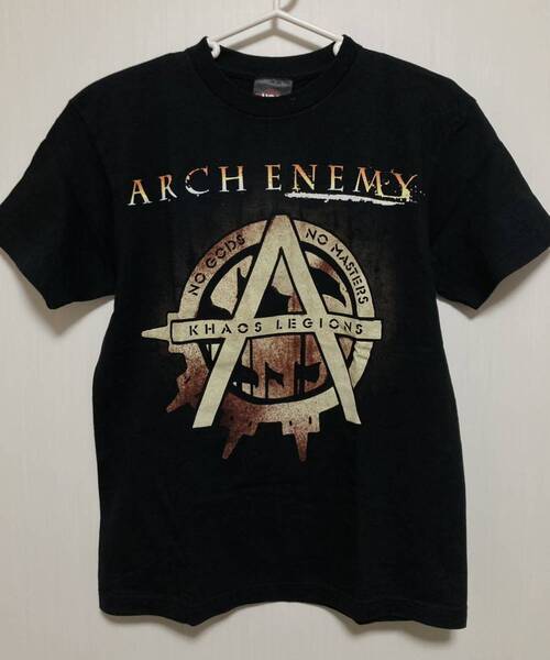 ARCH ENEMY KHAOS LEGIONS Tシャツ Sサイズ ラウドパーク 2011年 来日公演 LOUD PARK ラウパ アーチエネミー アチエネ アークエネミー