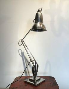  previous term model ANGLEPOISE 1227 Polished.. san antique angle poiz Vintage lamp marks lie in dust real 