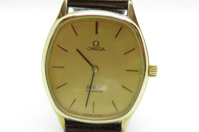 オメガ OMEGA デビル メンズ  18KYG イエローゴールド 腕時計 腕時計(アナログ) 正規品
