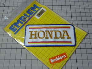 HONDA badge that time thing. ( embroidery /99×48mm) Honda 