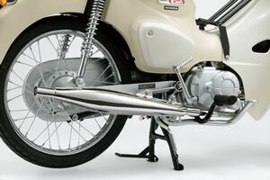 スーパーカブPRO_50cc 社外品 クラシックダウンマフラー ホンダAA07 パーツ オプション