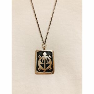 超希少!!VINTAGE HOPI 1960’s TURTLE STERLING SILVER CHARM PENDANT USA NAVAJOホピビンテージタートルズシルバーペンダント ナバホ