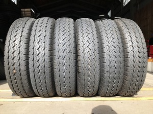 ■LN002■205/85R16 117/115L　DUNLOP　SPLT5 【2021年製/SUMMERバリ山】6本セット