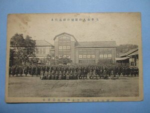 b2897福岡九州高等女学校新築校舎絵葉書