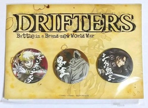 DRIFTERS/ドリフターズ■缶バッジセット(黒王 土方歳三 ジャンヌ・ダルク)■送料無料