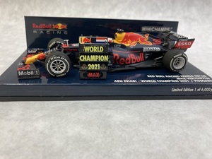 Minichamps 1/43 レッドブル ホンダ RB16b アブダビGP2021 フェルスタッペン ワールドチャンピオン　新品