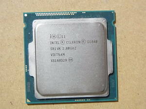 ◎Intel Celeron G1840 SR1VK 2.80GHz Haswell LGA1150 2コア 2スレッド (Ci0360)