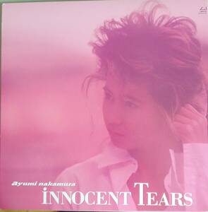 美盤　中村あゆみ　LPレコード「INNOCENTO TEARS」