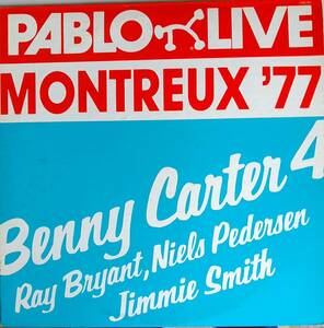 美盤・輸入盤　ベニー・カーターカルテット　LPレコード「モントウルー‘７７」