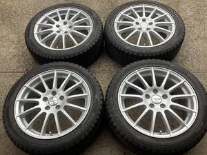 M5866 WEDS IRVINE F01 17インチ 7J +50 108/5H＆225/45R17 バリミゾ スタッドレス 4本 VOLVO V40