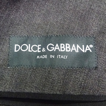 DOLCE＆GABBANA ドルチェ＆ガッバーナ テーラード ダブルジャケット サイズ48 グレー メンズ ファッション【美品中古】_画像6