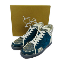 Christian Louboutin クリスチャンルブタン SPORTY DUDE LOW FLAT CALF ハイカットスニーカー サイズ43 メンズ 【未使用品】_画像8