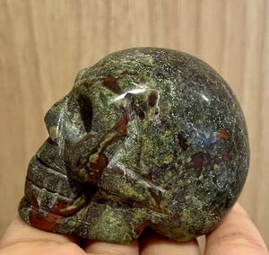 Dragon Jusper Skull Skull Skeleton Good Lucky Power Stone натуральный камень рисунок внутренняя зеленая магия безумно