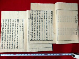 ｆ▼▼　江戸期　略述法相義　巻上・下（中欠）　2冊　不揃い　元禄14年　和本　古書　仏教　/K94