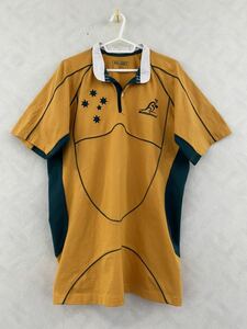 ラグビーオーストラリア代表 ラワビーズ ラガーシャツ サイズS Wallabies rugby オフィシャル