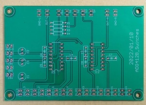 ADG412B. used audio selector basis board ( basis board only )