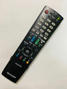 送料無料★赤外線確認済 簡易清掃済★ / SHARP AQUOS/テレビリモコン / GB068WJSA　即決！　I20