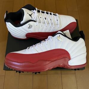 即決 NIKE AIR JORDAN 12 low GOLF VARSITY RED US10 28.0cm 国内正規 ナイキ エアジョーダン ロー ゴルフ バーシティレッド