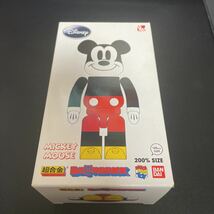 未開封 メディコム・トイ BE@RBRICK(ベアブリック) 超合金 ディズニー ミッキー・マウス 200%_画像1