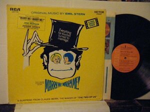 ▲LP EMIL STERN / OST: MARRY ME MARRY ME 輸入盤 RCA LSO-1160◇r50211