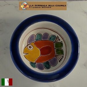 玄関 収納 小物入れ 鍵置き 鍵入れ 置き物 インテリア オブジェ スザンナデシモーネ 魚 シチリア陶器 イタリア製