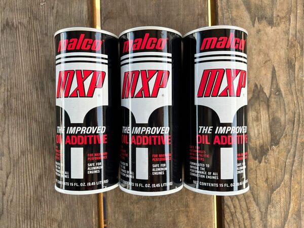 【大量販売】malco mxp エンジンオイル 添加剤 3本セットです。