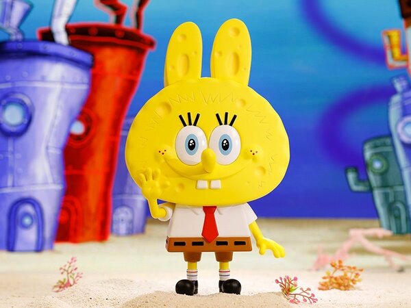 POPMART LABUBU × SpongeBob ビッグサイズ 未開封品 スポンジボブ