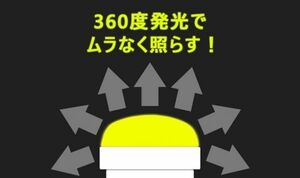 T3 全面発光 広角360°LED 2個セット 拡散 メーター エアコンパネル インジケーター シガーライター スイッチ等に ホワイト