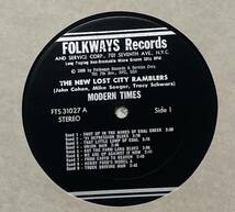 レコード　The New Lost City Ramblers Modern Times Folkways_画像2