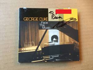 George Duke /ジョージ・デューク●サイン入り:輸入盤[Face The Music]BPM Records●Fusion,Jazz-Funk