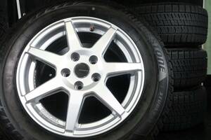 極上9分山 ブリヂストン ブリザック VRX2 215/60R16 美品 TECMAG 16×6.5J +46 PCD112/5H VW/ワーゲン 純正ボルト対応 ザ・ビートル T-ROC