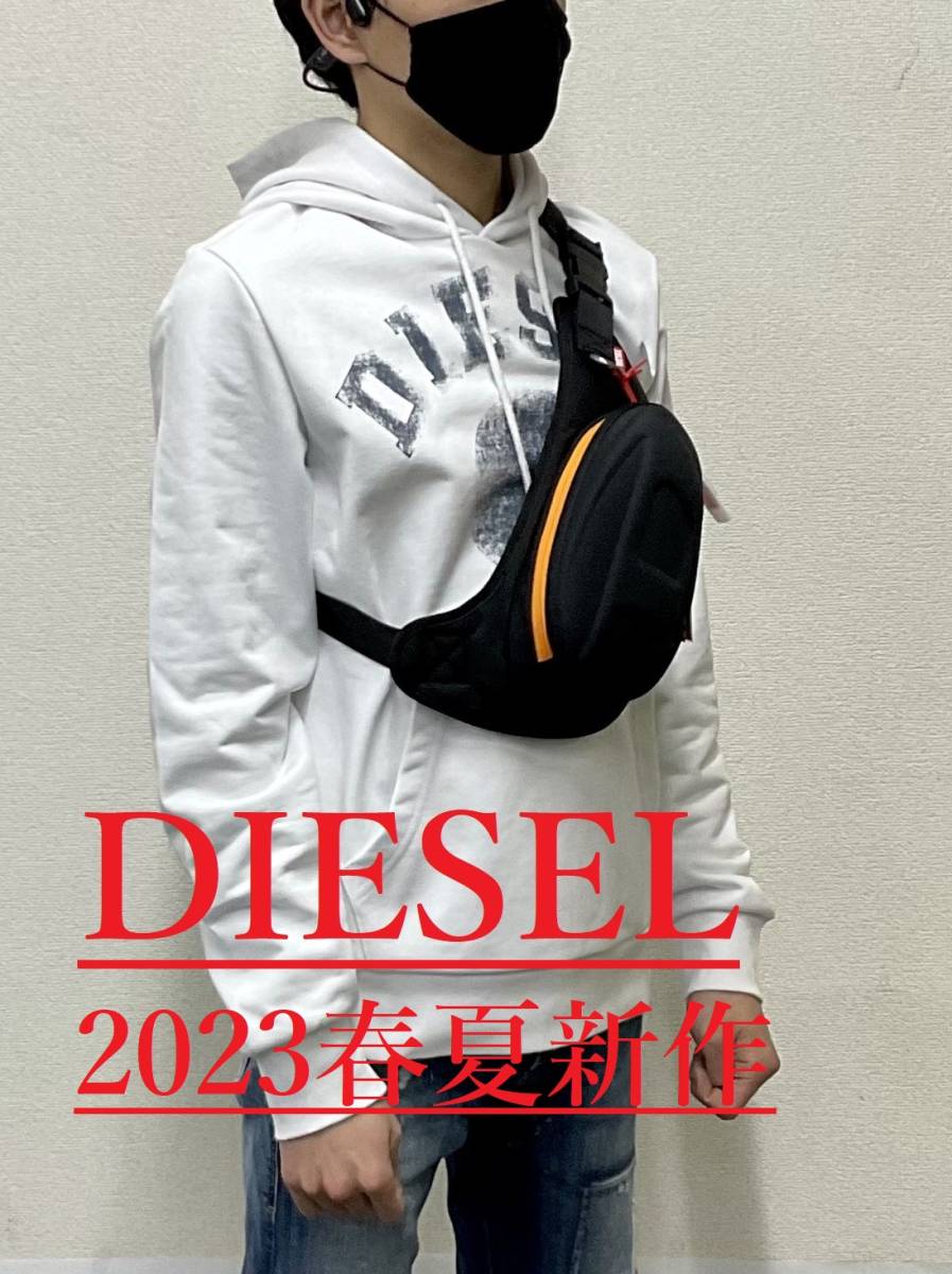 再×14入荷 ディーゼル バックパック 0223 シルバー エンボス Dロゴ
