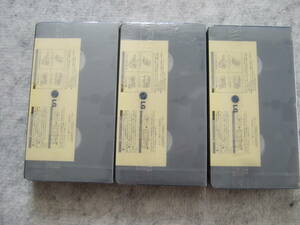 VHF videotape L ji- electron ja bread corporation T-120 unused 3 pcs set postage included 