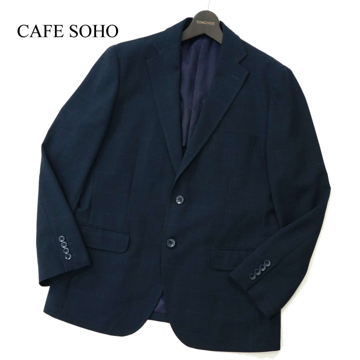 CAFESOHO カフェソーホー C528S208 チェック柄 ジャケット テーラード