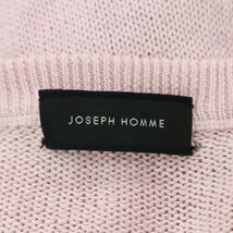 JOSEPH HOMME ジョセフ オム 通年 ヘンリーネック★ コットン ニット カットソー セーター Sz.48　メンズ ピンク　A3T01409_2#L_画像5