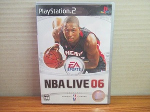 KMG2182★PS2ソフト NBAライブ06 NBA LIVE06 ケース説明書付き 起動確認済み 研磨・クリーニング済み プレイステーション2