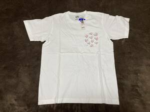 UNIQLO ユニクロ × KAWS カウズ 2019コラボ Tシャツ ホワイト Lサイズ 未使用 タグ付