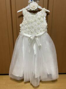 キャサリンコテージ ドレス　ホワイト　　　120cm 女の子　フォーマル　結婚式　発表会　入学式　卒園式　Catherine Cottage